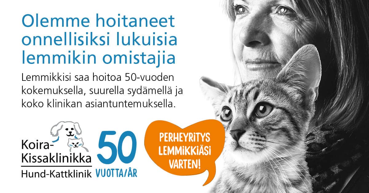 Eläinlääkäriasema Koira-Kissaklinikka Oy - lähelläsi Turun Metsämäessä